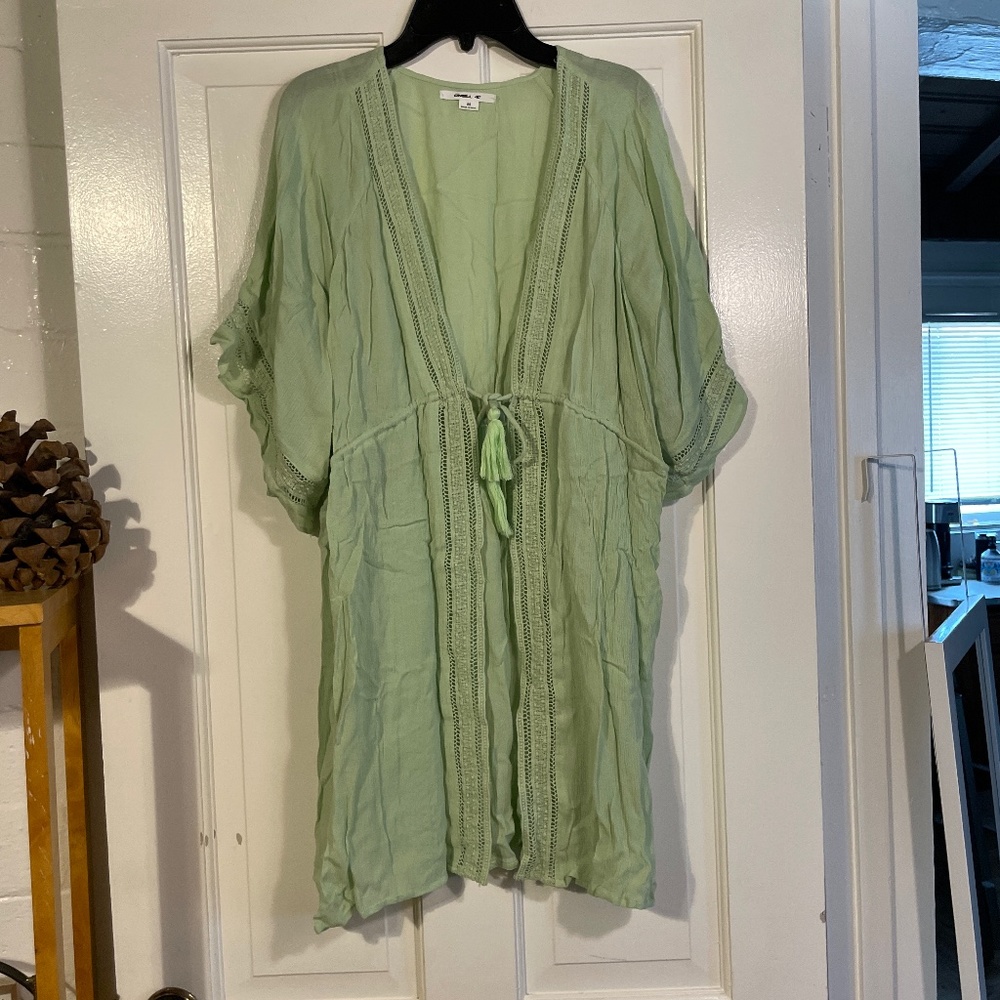 New O’Neill Mint Green Wilder Cover Up Dress Size Medium M